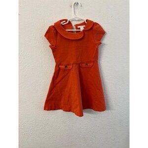 Janie Jack orange flare pointe riding dress girls size 6